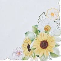 Elrene Home Fashions Sunflower And Daisies Cutwork 4-pc. Placemats