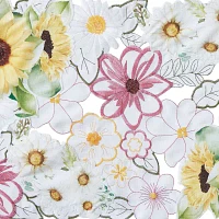 Elrene Home Fashions Sunflower And Daisies Allover Table Runner