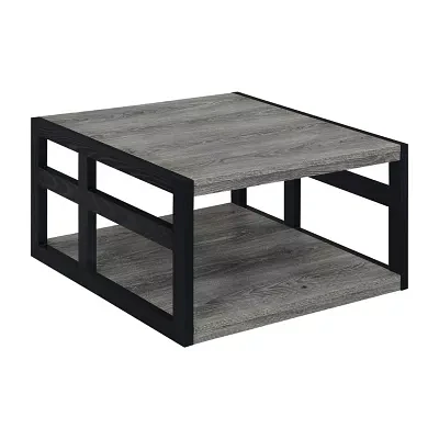 Monterey Square Coffee Table with Shelf