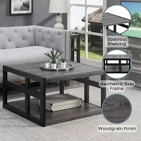 Monterey Square Coffee Table with Shelf