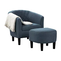 Roosevelt Chair + Ottoman Set