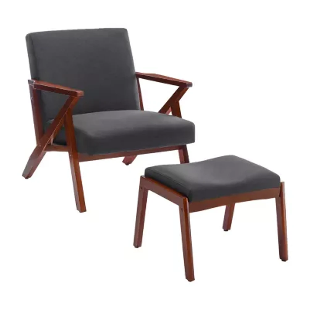Cliff Chair & Ottoman Set