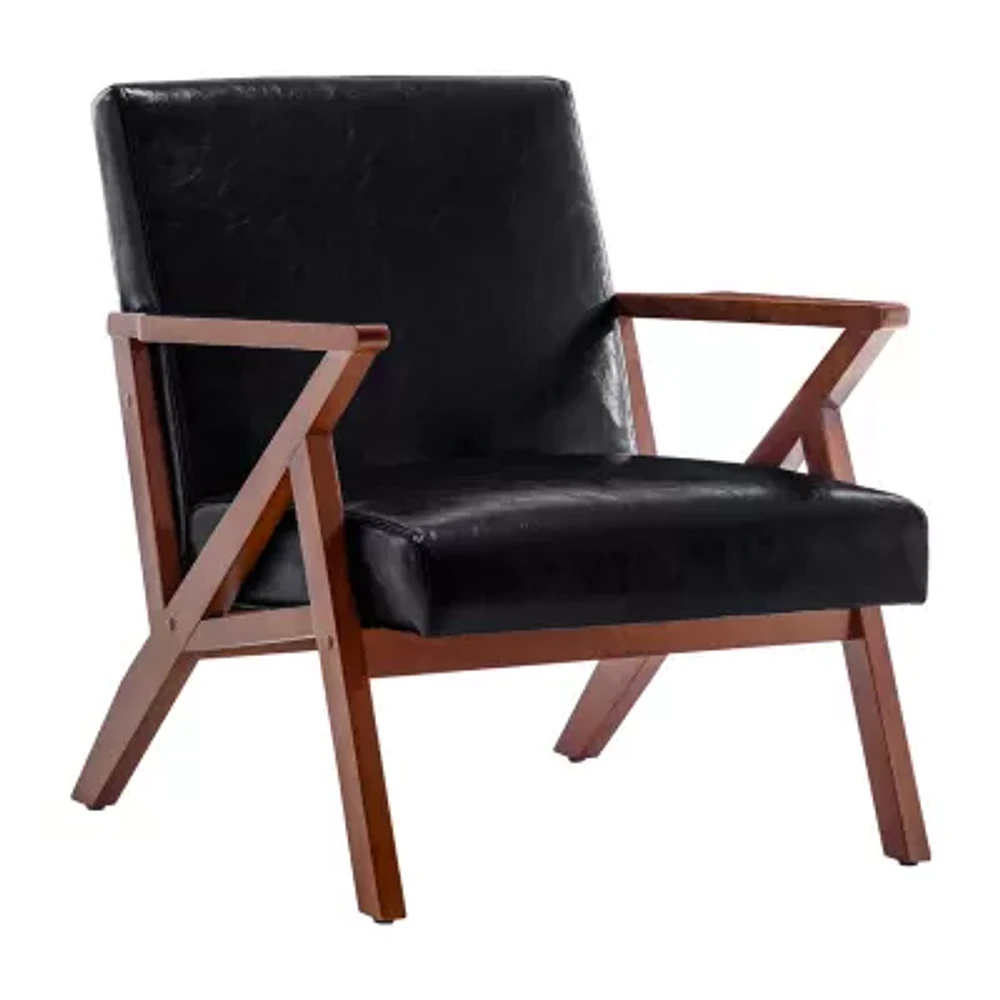 Take-A-Seat Cliff Mid-Century Modern Accent Lounge Armchair