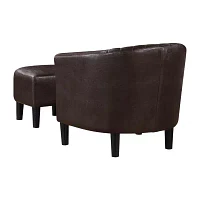 Roosevelt Chair + Ottoman Set