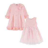 Blueberi Boulevard Baby Girls Sleeveless 2-pc. Dress Set