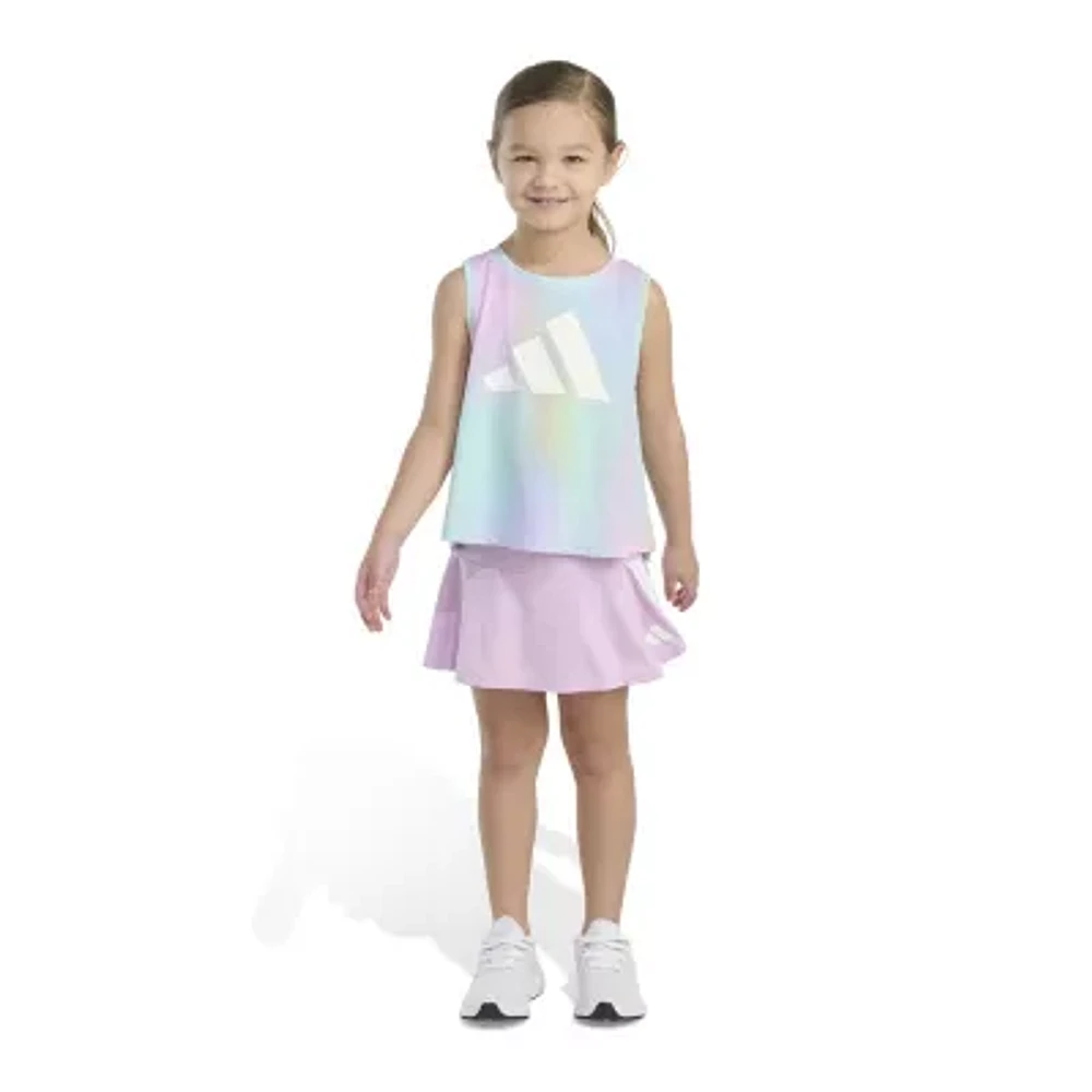 adidas Toddler Girls 2-pc. Skort Set