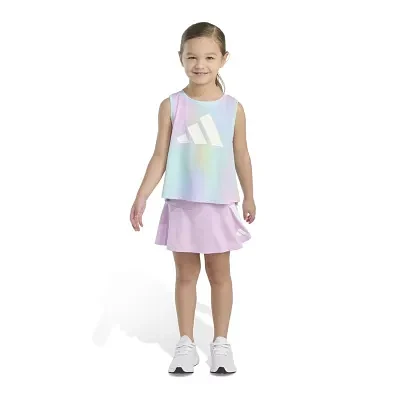 adidas Toddler Girls 2-pc. Skort Set