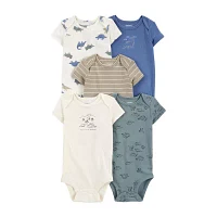 Carter's Baby Boys 5-pc. Short Sleeve Bodysuit