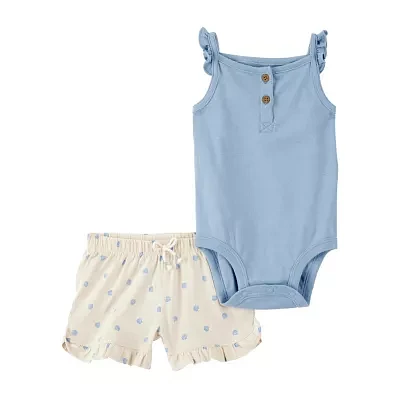 Carter's Baby Girls 2-pc. Short Set