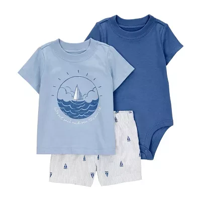 Carter's Baby Boys 3-pc. Short Set