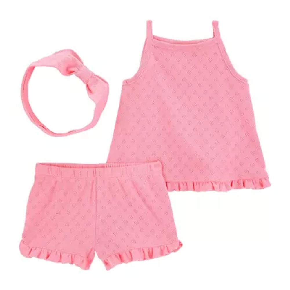 Carter's Baby Girls 3-pc. Short Set