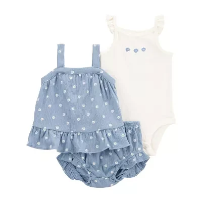 Carter's Baby Girls 3-pc. Short Set