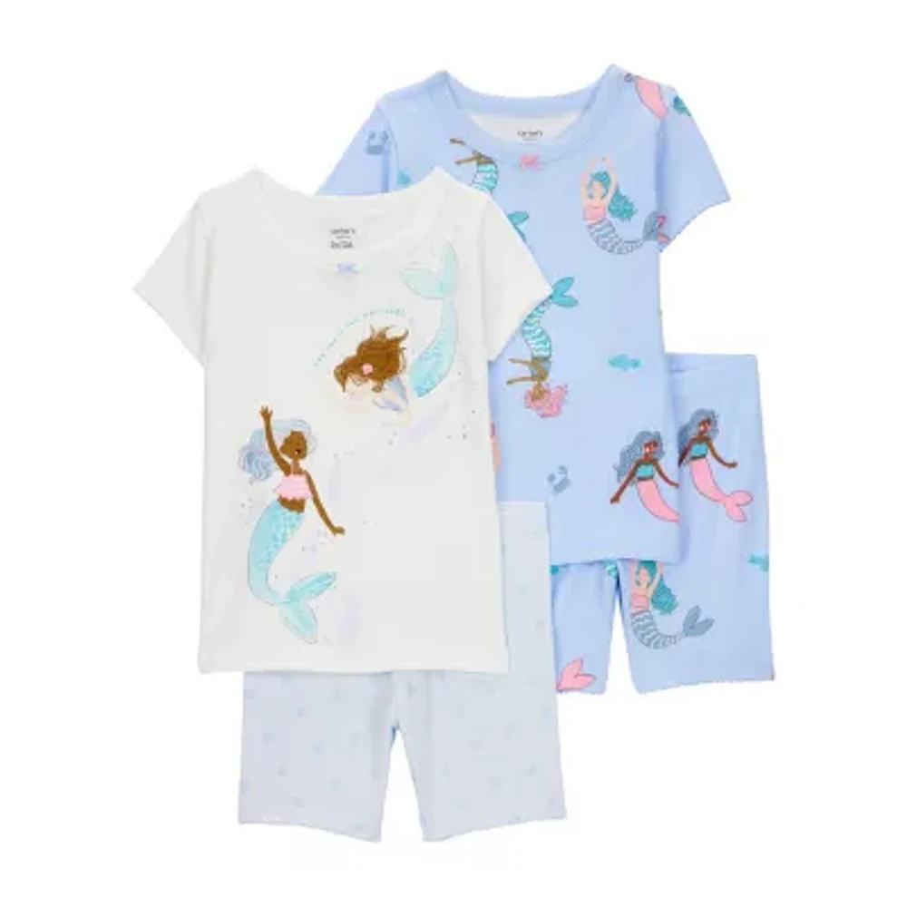 Carter's Baby Girls 4-pc. Pajama Set