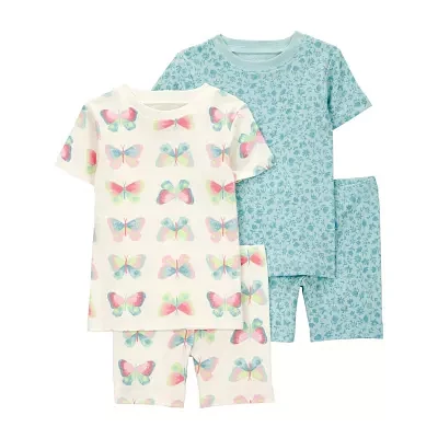 Carter's Baby Girls 4-pc. Pajama Sets