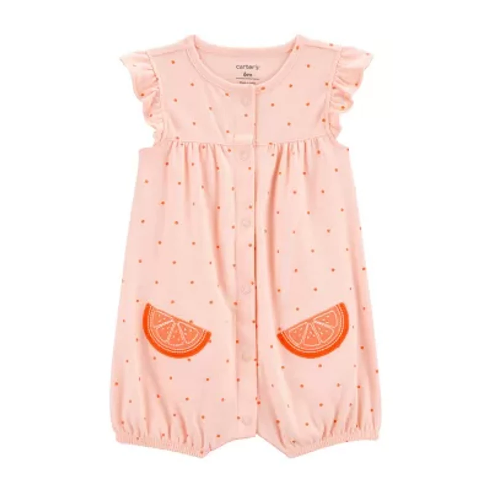 Carter's Baby Girls Short Sleeve Romper