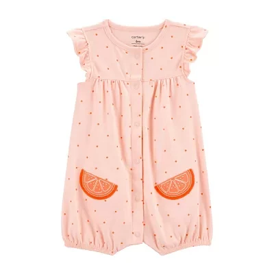 Carter's Baby Girls Short Sleeve Romper