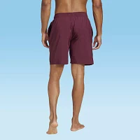 adidas Mens Drawstring Waist Lined Swim Shorts