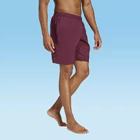 adidas Mens Drawstring Waist Lined Swim Shorts