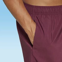 adidas Mens Drawstring Waist Lined Swim Shorts