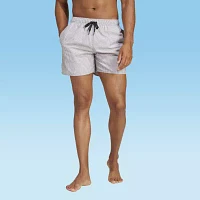 adidas Mens Drawstring Waist Lined Swim Shorts