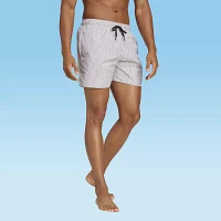 adidas Mens Drawstring Waist Lined Swim Shorts