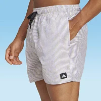 adidas Mens Drawstring Waist Lined Swim Shorts