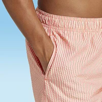 adidas Mens Drawstring Waist Lined Swim Shorts