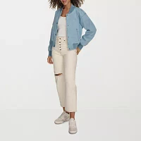 Levi's Midweight Denim Wind Resistant Womens Bomber Jacket