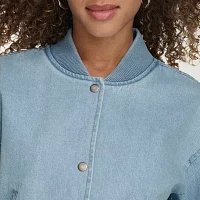 Levi's Midweight Denim Wind Resistant Womens Bomber Jacket