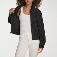 Levi's Denim Wind Resistant Midweight Womens Bomber Jacket