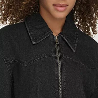 Levi's Denim Wind Resistant Midweight Womens Bomber Jacket
