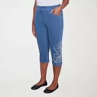 Alfred Dunner Free Spirit Mid Rise Capri Pants