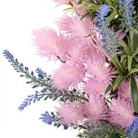 Linden Street 24in Lavendar Wild Flower Indoor Wreath