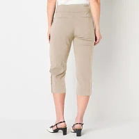 Liz Claiborne April Womens Mid Rise Capri Pant