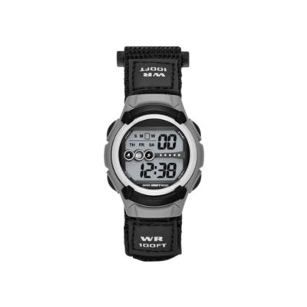 Womens Nylon Strap Digital Sport Watch