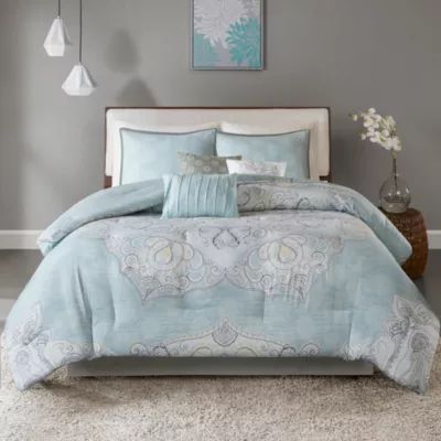 Madison Park Joanna 7-pc. Reversible Cotton Comforter Set