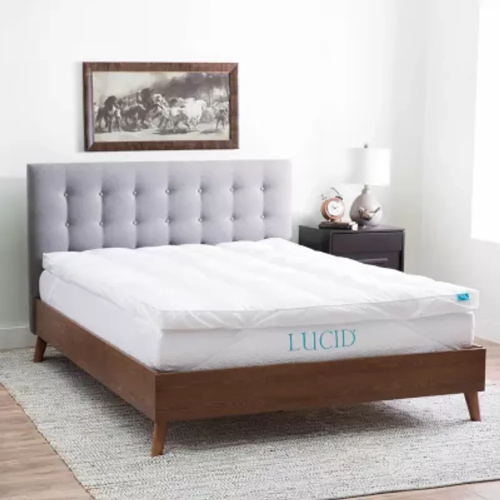 Lucid Plush Down Alternative Fiber Bed Topper