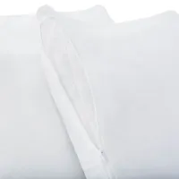 Lucid Zippered Encasement Pillow Protector Set of2