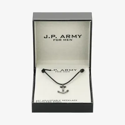Men'S Jewelry Mens Stainless Steel Anchor Pendant Necklaces