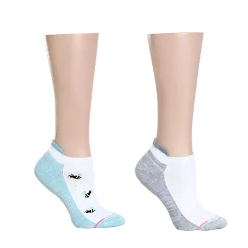 Dr Motion 2 Pair Low Cut Compression Socks Womens