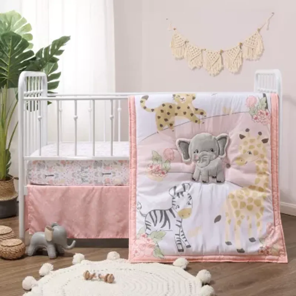 The Peanutshell Wildest Dreams 3-pc. Crib Bedding Set