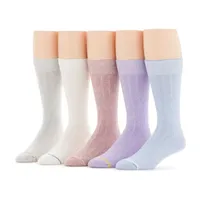 Stafford Casual Dress Cotton 5 Pair Crew Socks Mens