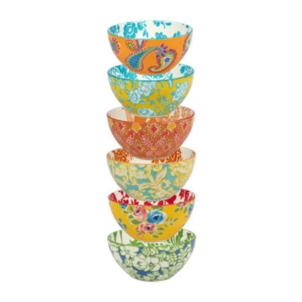 Certified International Damask Floral 4-pc. Ice Cream Bowl