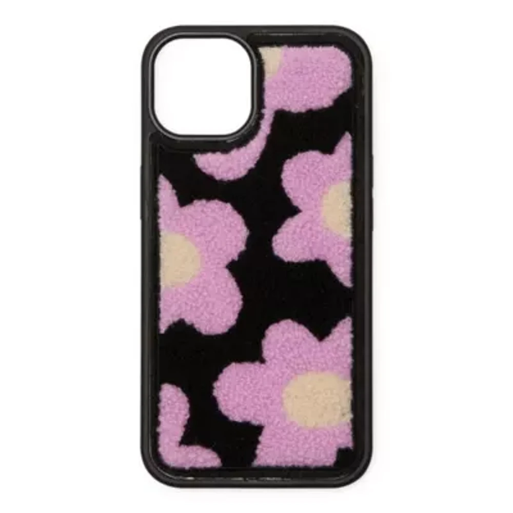 Skinnydip London Lilac Flower Tufted Iphone 14 Cell Phone Cases