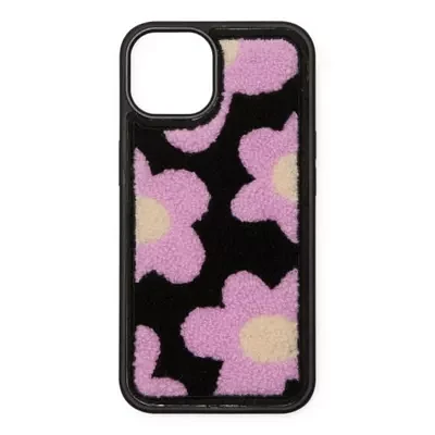 Skinnydip London Lilac Flower Tufted Iphone 14 Cell Phone Cases