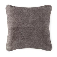 Loom + Forge Faux Fur Square Throw Pillows