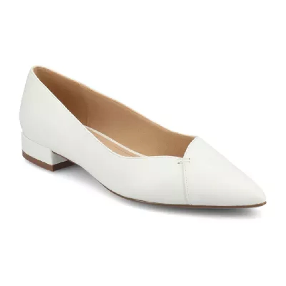 Journee Collection Womens Carmin Pointed Toe Ballet Flats