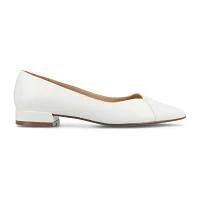 Journee Collection Womens Carmin Pointed Toe Ballet Flats