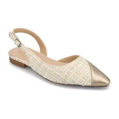 Journee Collection Womens Daphnne Pointed Toe Ballet Flats