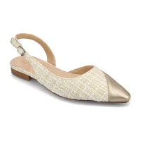Journee Collection Womens Daphnne Pointed Toe Ballet Flats